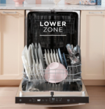 GE 24 in. Top Control Flush-Mount Dishwasher with 45 dBa Sound Level, 3rd-Rack & Dry Boost - Fingerprint Resistant Stainless - Image 5